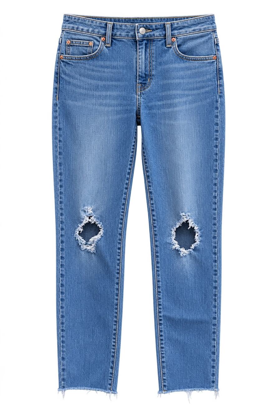 Signature Levi Strauss & Co. Women's Mid-Rise Slim Boyfriend Y2K Jeans Blue 28